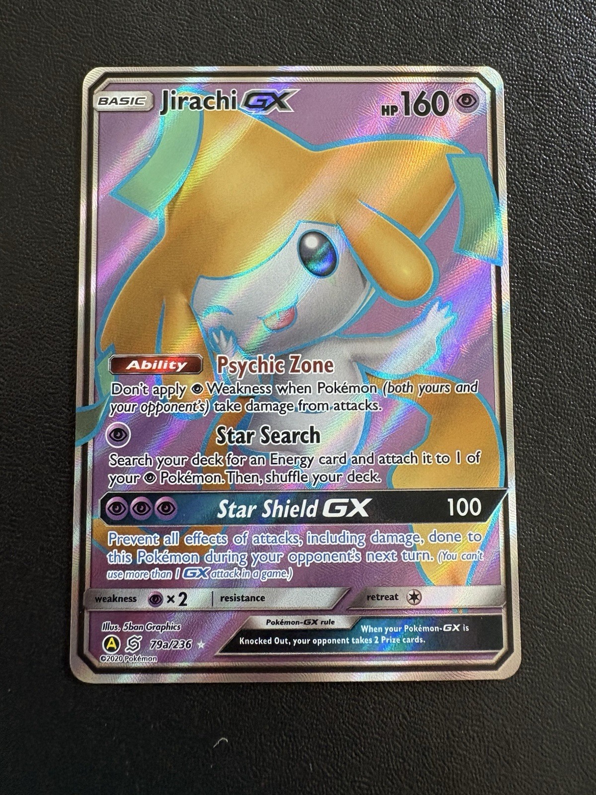 Pokémon - Jirachi GX 79a/236. Unified Minds~Black Star 🌟 Promo.
