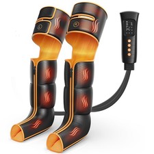 Leg Massager with Heat and Compression, Foot and Full Leg Massager for Circul...