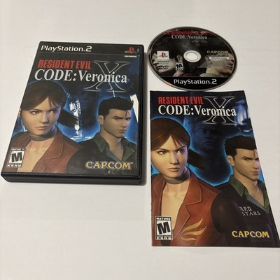 Resident Evil Code: Veronica X - PS2 (PlayStation 2) - Black Label - Complete