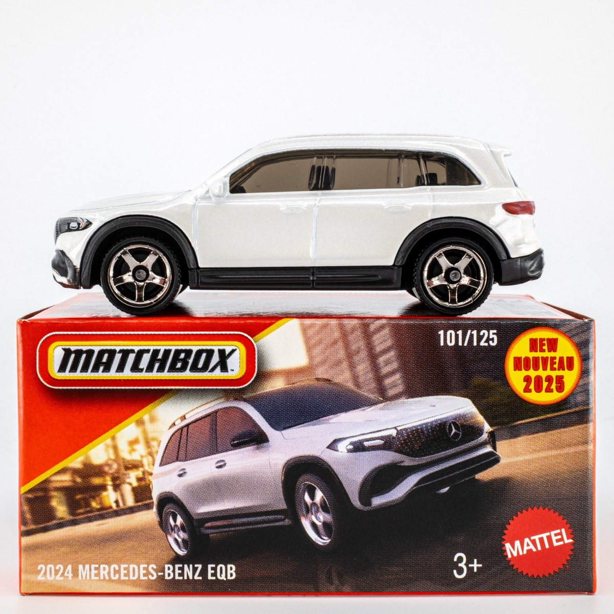 2025 Matchbox Power Grabs #101 2024 Mercedes-Benz EQB POLAR WHITE