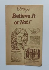 Ripley's  Believe It or Not!  style brochure for Reliance Electric - Unique