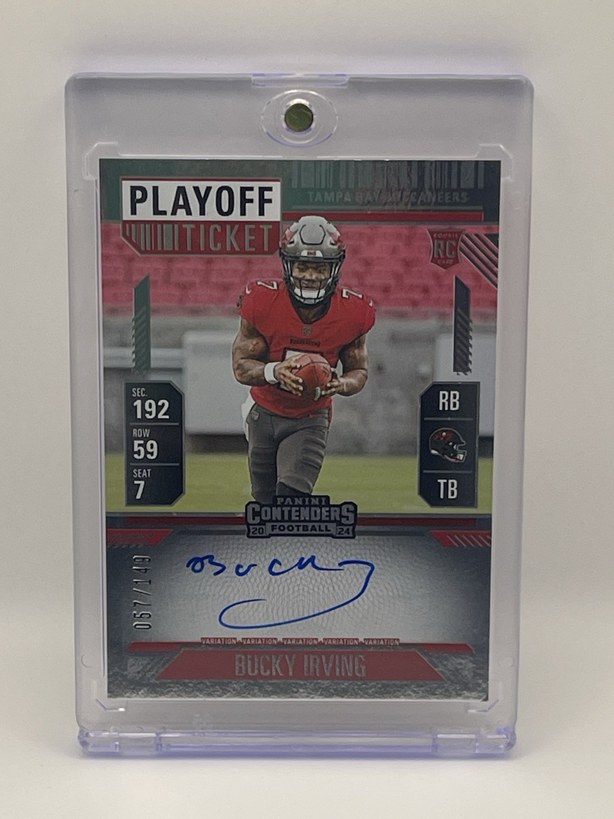 2024 PANINI CONTENDERS BUCKY IRVING PLAYOFF TICKET ROOKIE AUTO SIGNATURE SP #149