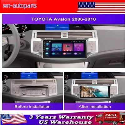 9 inch Android 13 Car Radio GPS Stereo Navi Carplay Wifi For Toyota Avalon 05-10