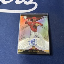 2021 Panini Chronicles - Titanium Autographs Jose Garcia #5 (AU, RC)
