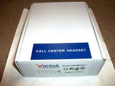 new Wantek A600 usb Call Center Headset in retail box