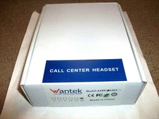 new Wantek A600 usb Call Center Headset in retail box
