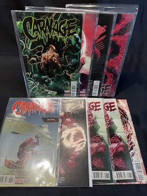 LOT OF 10 CARNAGE - #2-9 (8 x2) Marvel - Conway - Perkins - Troy  VF/NM