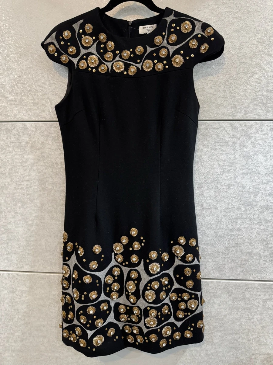 chanel dress black and gold Dresses for Women for sale iconic versace black dress