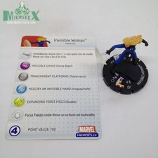 Heroclix Secret Invasion set Invisible Woman 102 Starter Set figure w/card 