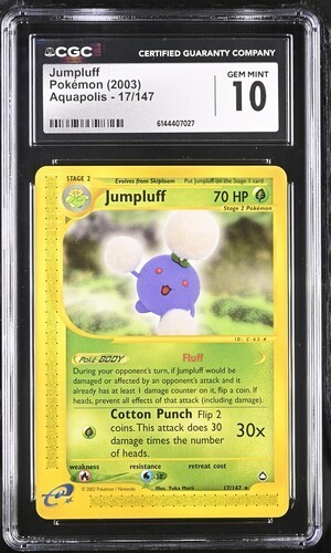 Jumpluff graded CGC 10 for sale on eBay