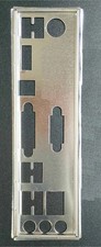 Backplate I/O IO Shield For ASUS P8H77-M , P8H77 M Motherboard