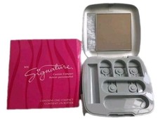 New Mary Kay Signature 9004 Custom Compact Cases Platinum In Box - Fast Ship