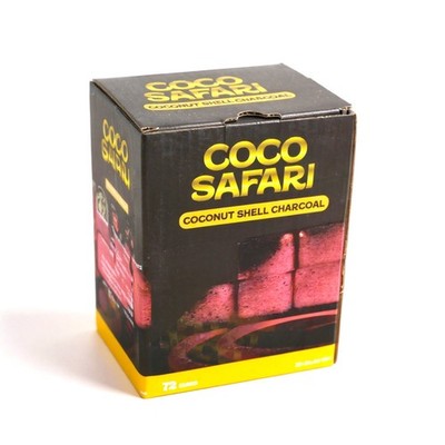 Hookah Shisha Coconut Charcoal   Low Ash, Long Lasting High Heat