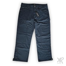 Vayder Wide Leg Utility Pants Navy Cotton V014132 Made in USA $495 Men's Size 38