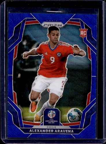 2024 Panini Prizm Copa America Alexander Aravena RC Blue Wave Rookie #/199