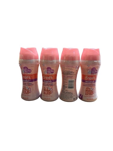 4 Dreft Blissfuls Laundry Scent Booster Beads for Washer Baby Fresh 6.5 Oz Each