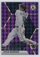 2021 Panini Mosaic Purple Mosaic Prizm 16/49 Kyle Seager #165 15v7
