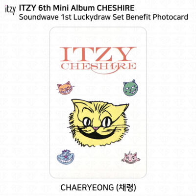 ITZY 6th Mini Album Cheshire Soundwave 1st Lucky Draw Photocard