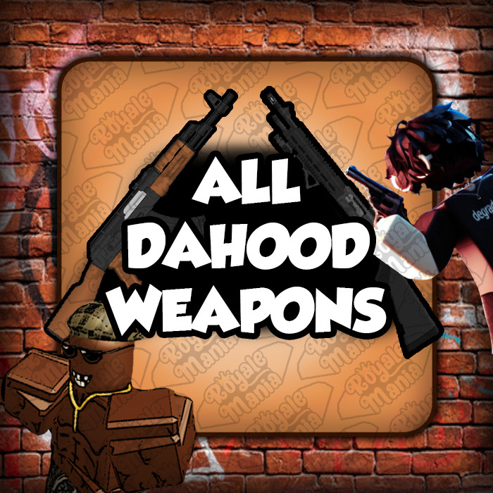 🎃 ROBLOX ALL DA HOOD SKINS (Knives, Revolvers, DB, Tacticals) 🔫