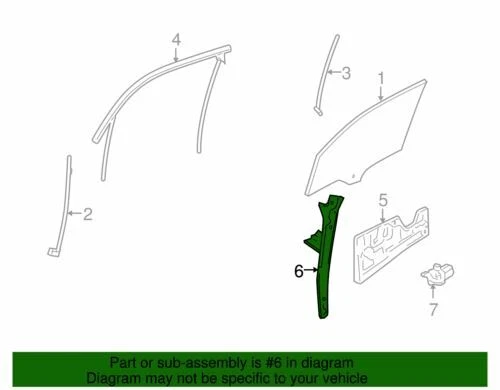 Regulador ventana delantera derecha genuino GM 2005-2009 Chevrolet Pontiac 19210258 Foto 2 de 2