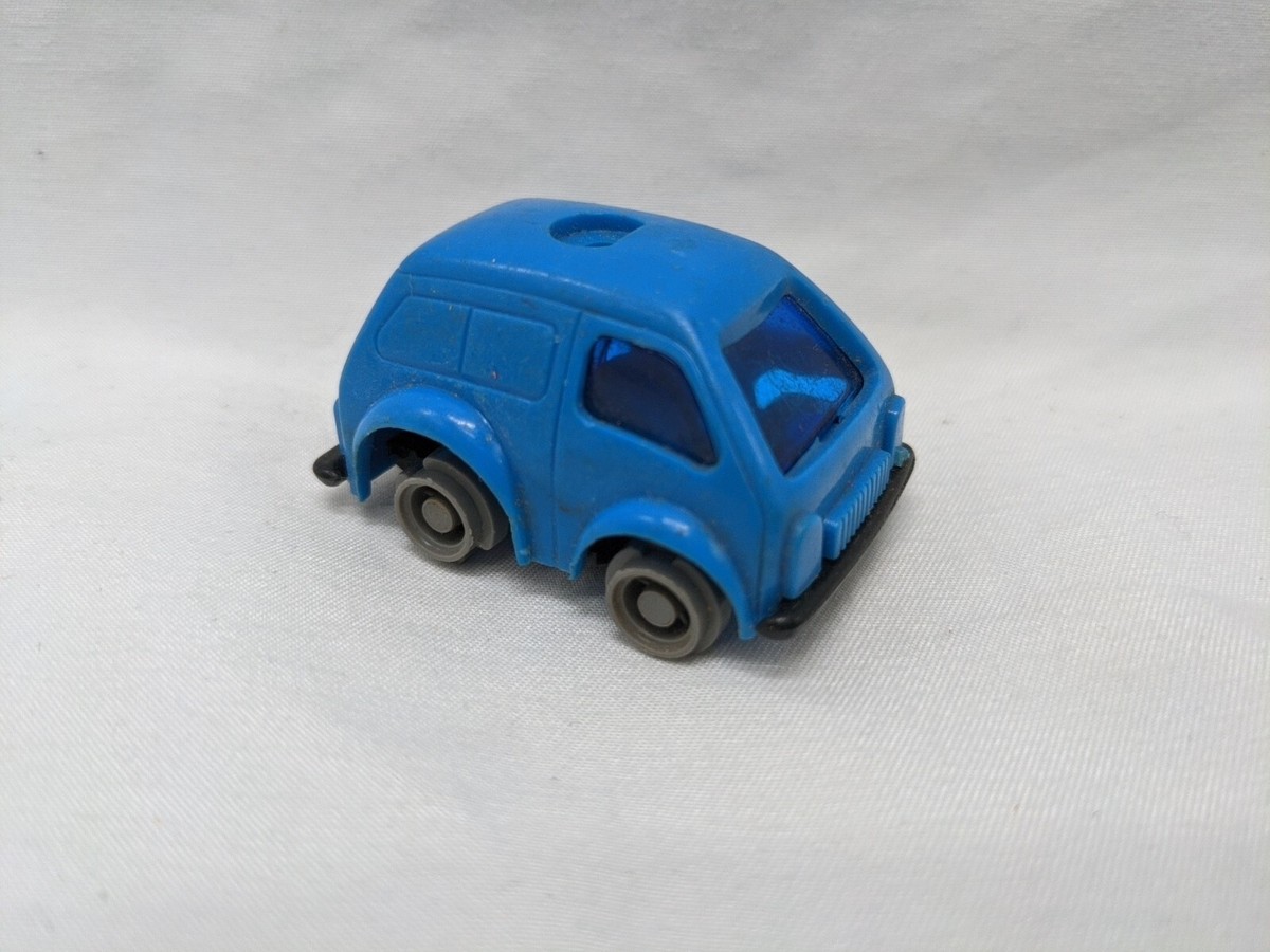 Takara Blue Mini Van Plastic Toy Made In Japan 1 1/2