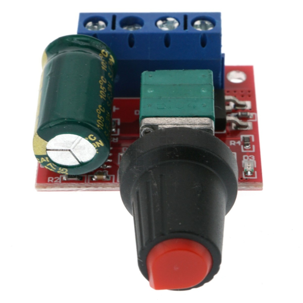 20kHz PWM DC Motor Speed Controller, 4.5-35VDC, 90 Watt, LED