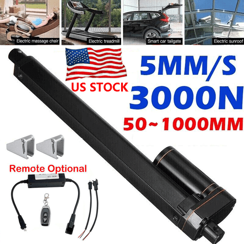DC 12V Linear Actuator Heavy Duty 2"~40" Long Stroke 6inch 8in 3000N Waterproof