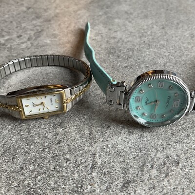 Beautiful Pair of Armitron Womens Watches Both Watches Run Great Bin F