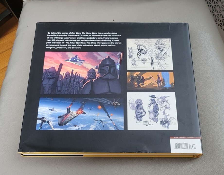 RARE The Art of Star Wars: the Clone Wars by Gary Scheppke
