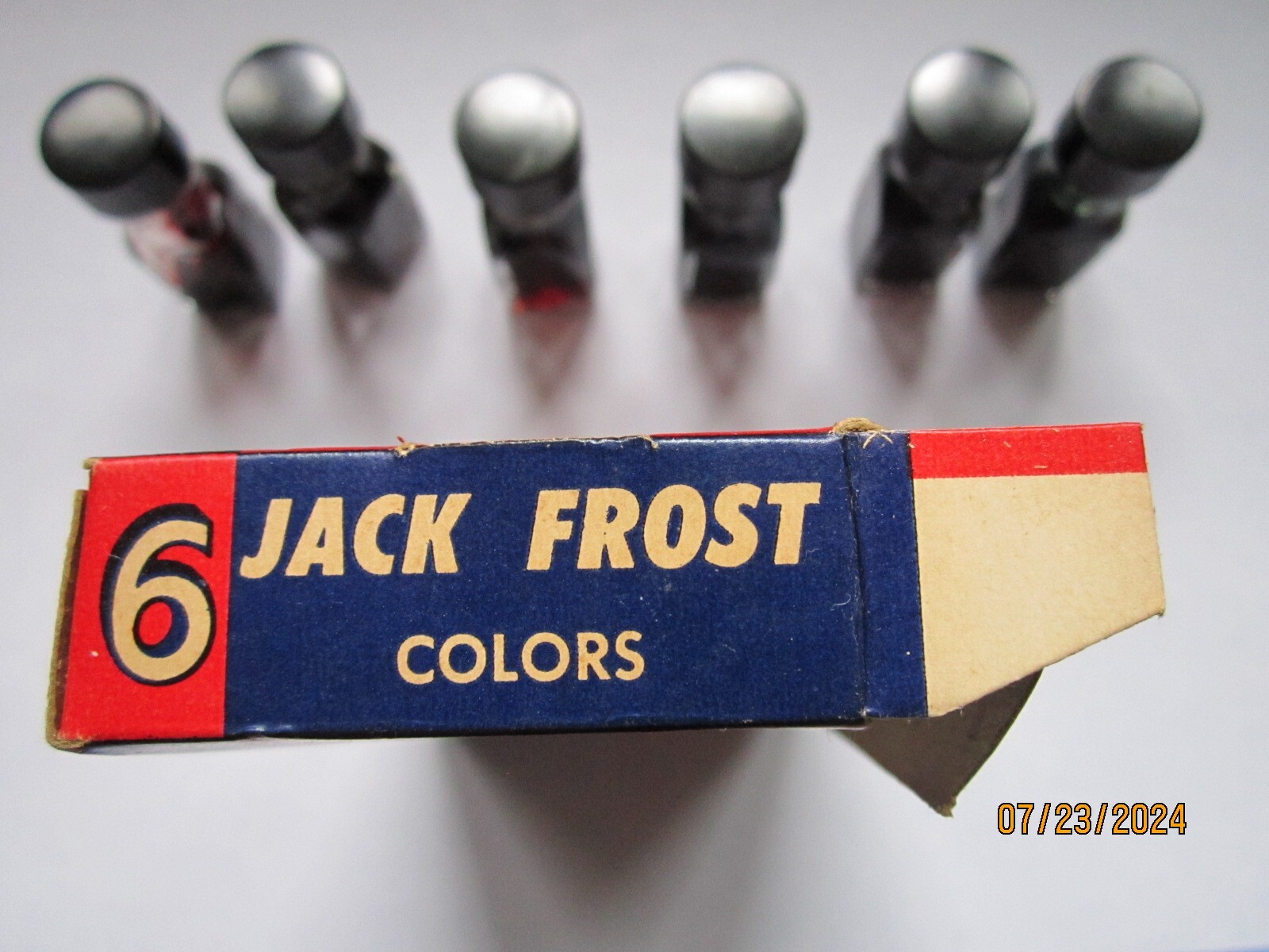 "Jack Frost Colors" Hazel Pearson Handicrafts vintage 1960s SET complete crystal