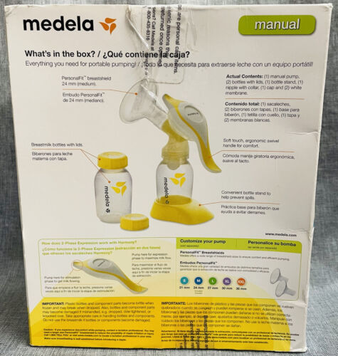Medela Harmony Manual Breast Pump & 1 Extra Set of Valves & Membranes BPA Free - Picture 7 of 9