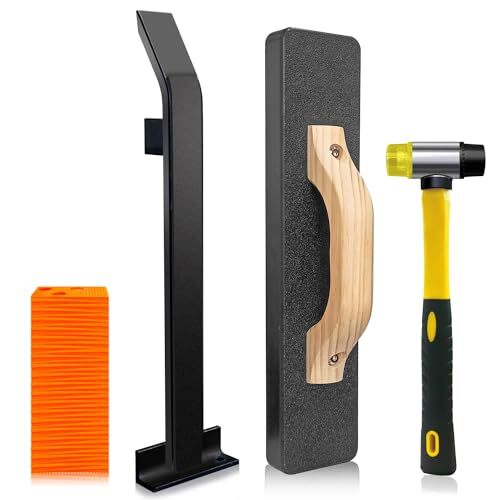 Laminate Flooring Installation Kit with Tapping Block for Vinyl Plank Floors-image