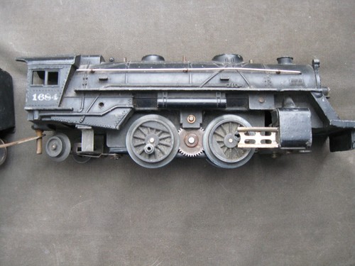 Lionel 1684 Steam Locomotive & Tender 2-4-2 Pre-War For parts or Restoration - Picture 2 of 5