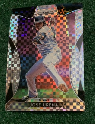JOSE URENA - 51/75 - 2019 PANINI PRIZM POWER PLAID PARALLEL CARD # 49  WHITE SOX