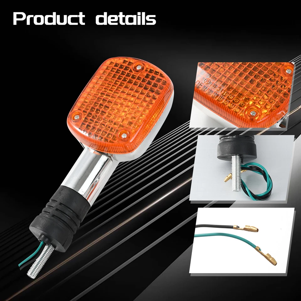 Luz intermitente señal de giro apta para Honda REBEL CA250 CMX250 X400 VTX1300 VTX1800 Foto 4 de 4