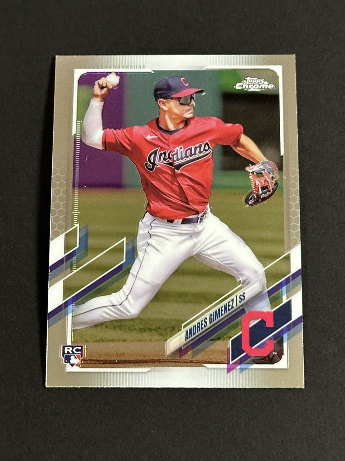 2021 Topps Chrome Update Andres Gimenez Rookie #USC33 Cleveland Indians RC (G)