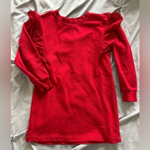 H&M Bundle of 2 Black & Red Ruffle Tunic Sweatshirt Girls Size 10 - Picture 5 of 7