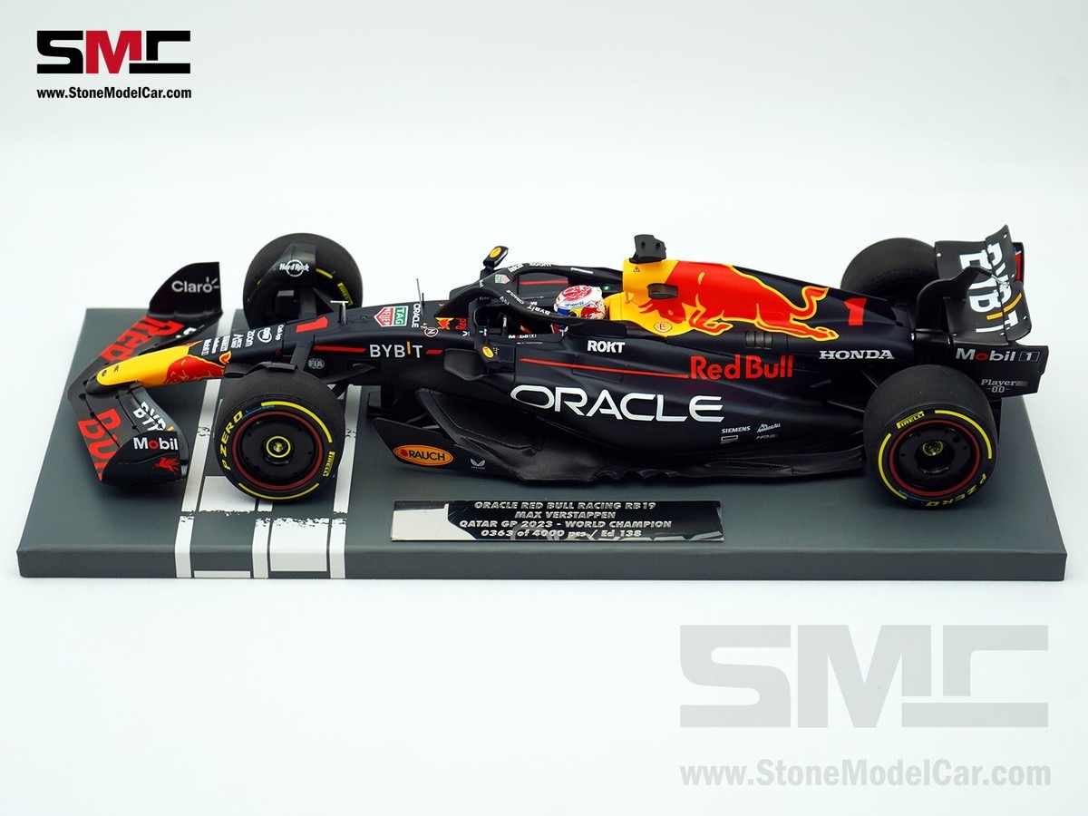 【新品未開封】ミニチャンプス RB19 1/18 モデルカー Red Bull F1 RB19 Max Verstappen US GP Austin 2023 World