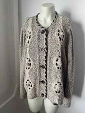 Geisswein Cardigan Beige Trachten Size 18 Sk2426