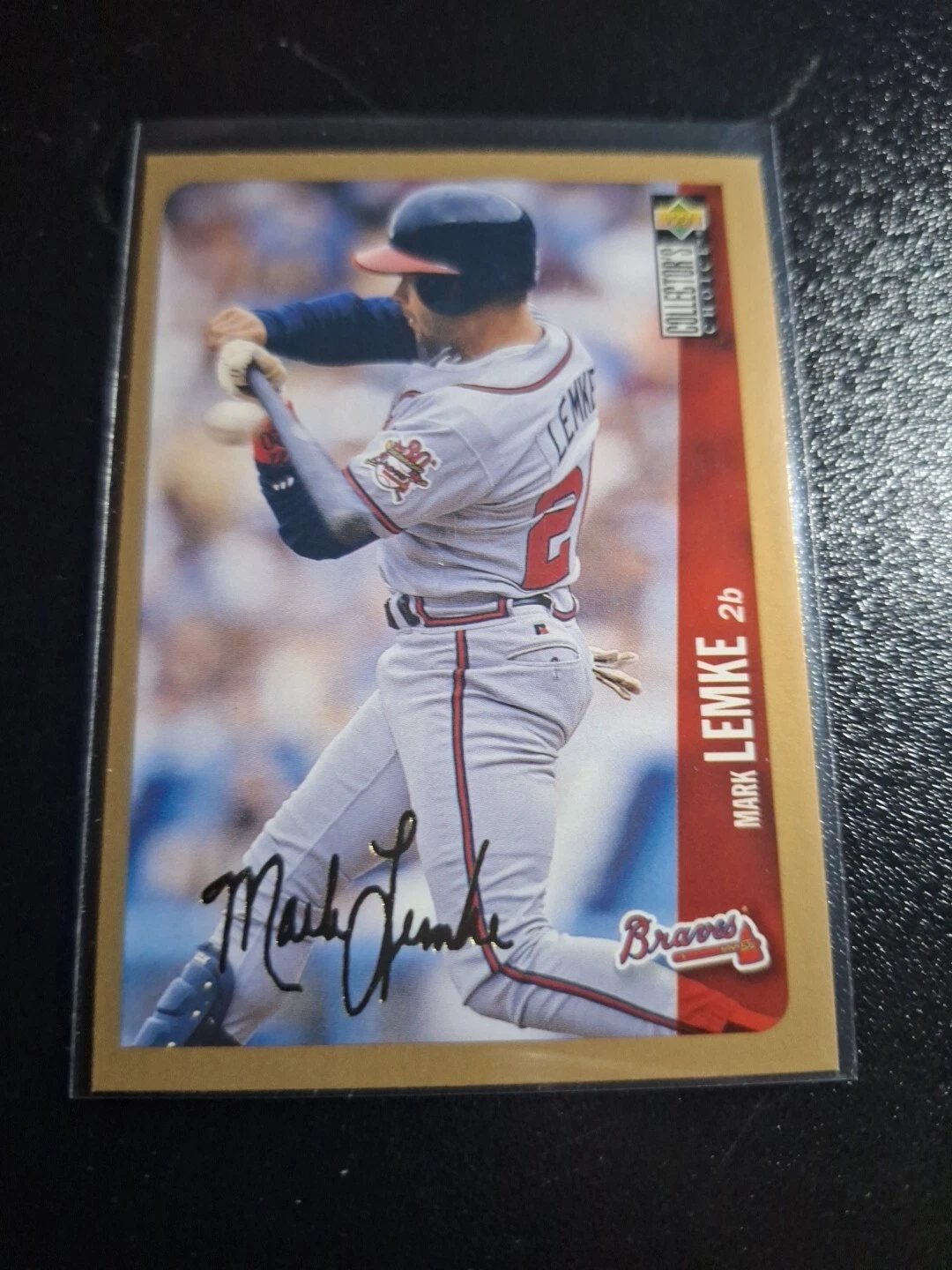 Mark Lemke trading card