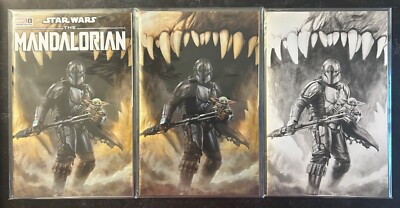Mandalorian Season 2 #1 Adi Granov SDCC 2023 NM+ Trinity Comics Exclusive Set