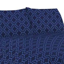 2 Piece Cotton Flannel Trellis Pillow Case Hypoallergenic Pillowcases Set