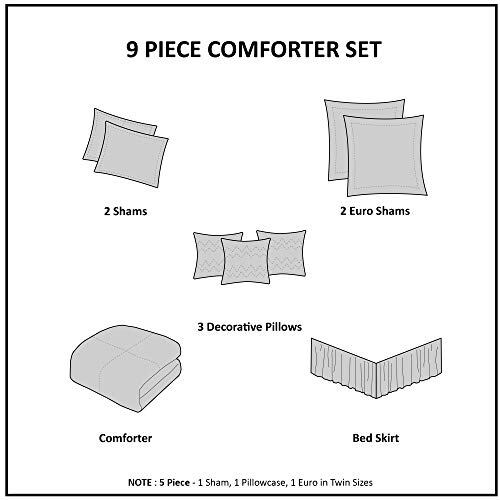 Madison Park Essentials Maible Cozy Bed in A Bag Comforter with