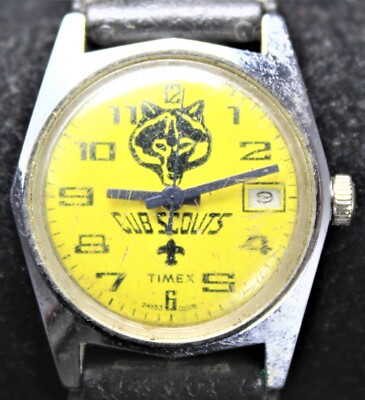1970's Timex Cub Scout 30mm Date Wristwatch - Vintage - Parts/Repair