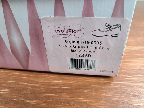 Revolution Easy On Study Stepptanzschuh Damengröße 12,5 AD schwarz Lackleder - Bild 12 von 12