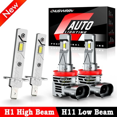 For Ford C-Max 2013-2015 4X H1 + H11 Kit de Lámparas LED para Faros Altos/Bajos