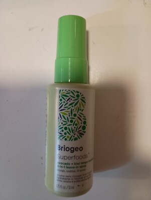 BRIOGEO SUPERFOODS AVOCADO + KIWI MEGA MOISTURE LEAVE-IN SPRAY (1.75OZ/51ML)
