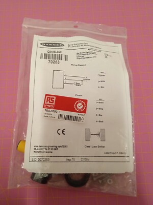 BANNER ENGINEERING QS186LEQ8 Laser Sensor