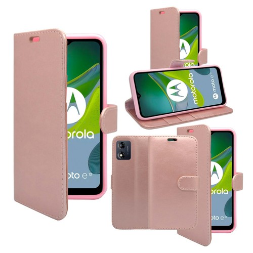 For Motorola E13 Phone Case Wallet Flip PU Leather Stand Card Slot Cover - Picture 48 of 48