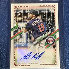 2021 Topps Holiday Baseball Mega Box Cards Checklist & Odds 19